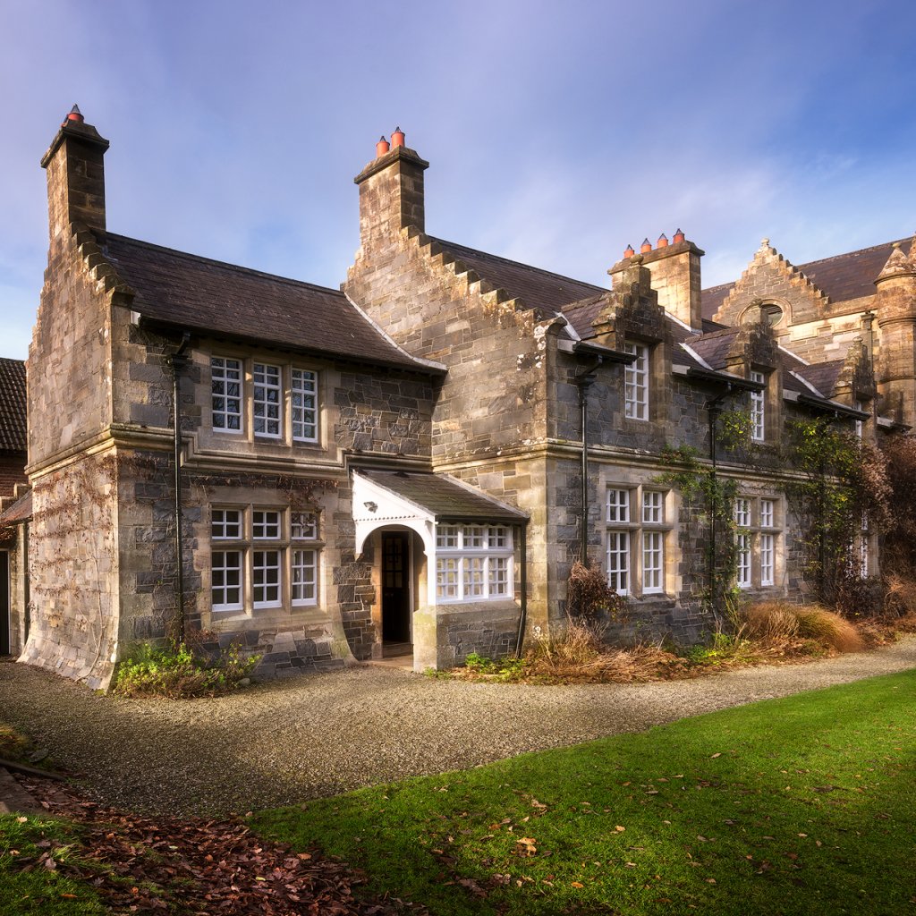 The Governors Lodge outside view Baronscourt Estate