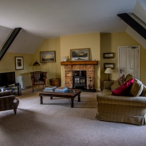 the clock tower living room: baronscourt self catering